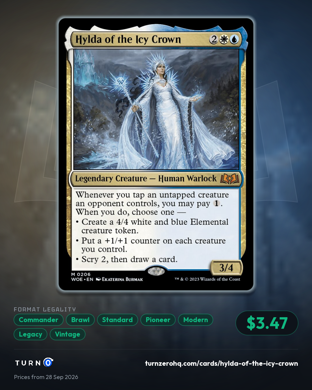Shareable picture of Hylda of the Icy Crown