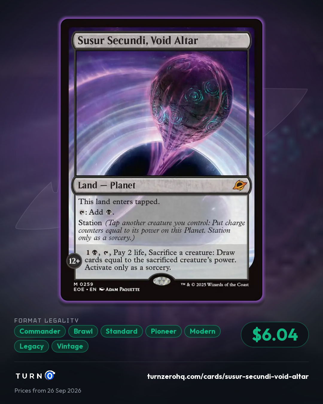 Shareable picture of Susur Secundi, Void Altar