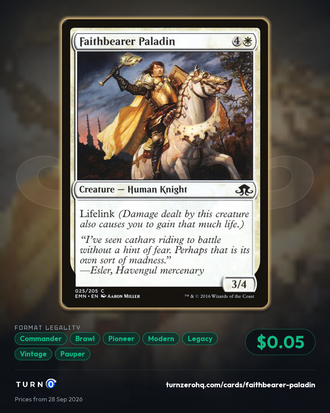 Shareable picture of Faithbearer Paladin