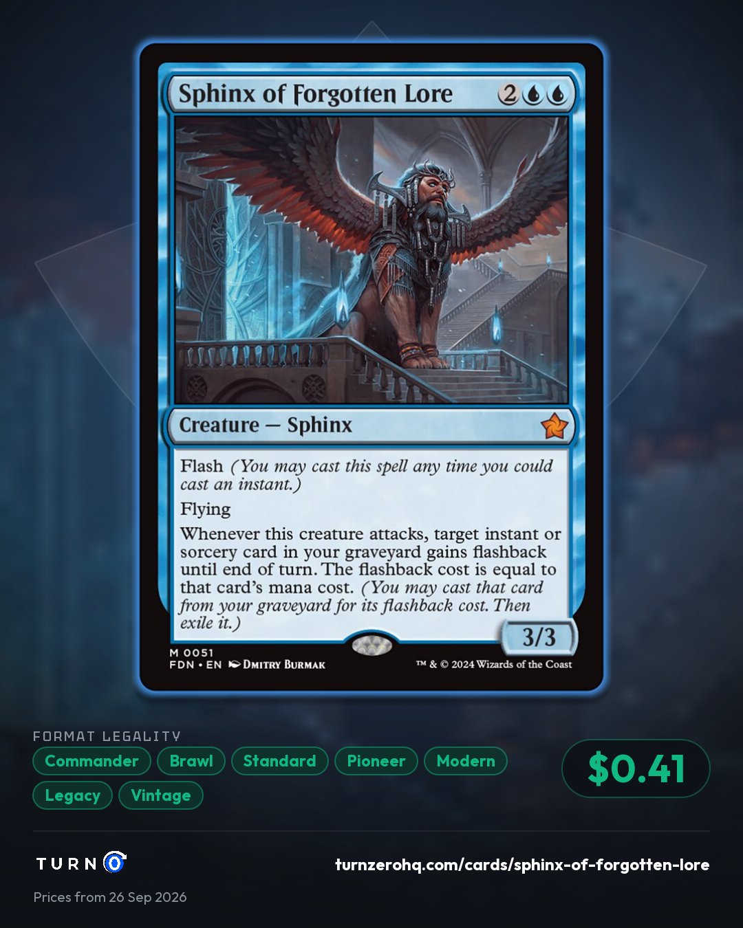 Shareable picture of Sphinx of Forgotten Lore