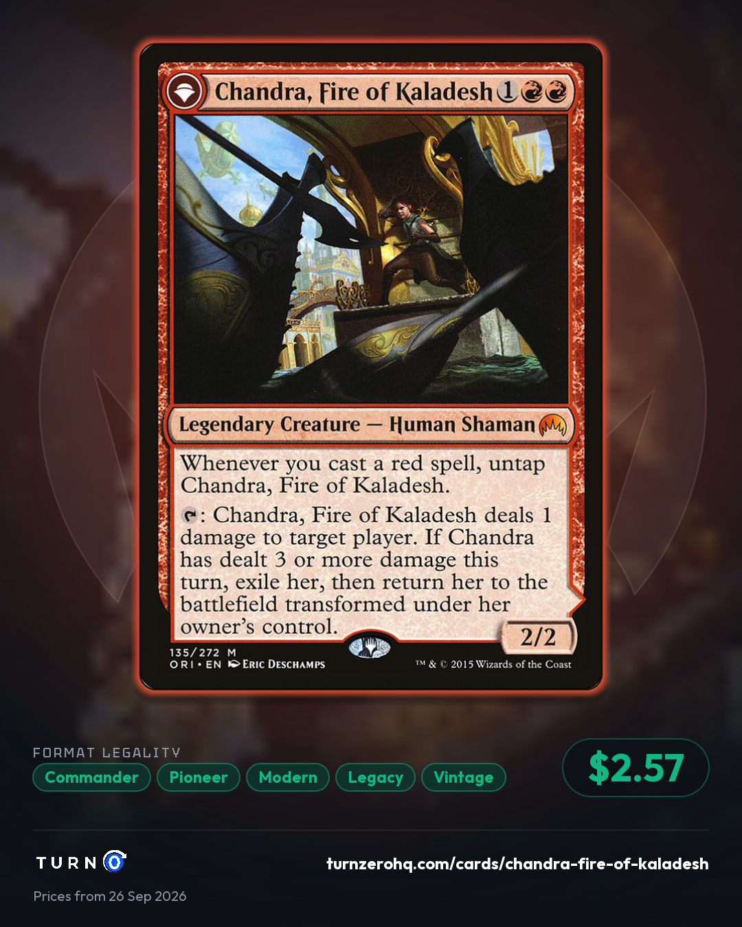 Shareable picture of Chandra, Fire of Kaladesh