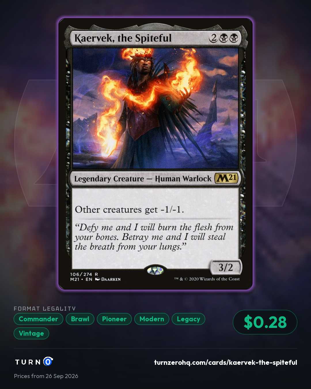 Shareable picture of Kaervek, the Spiteful