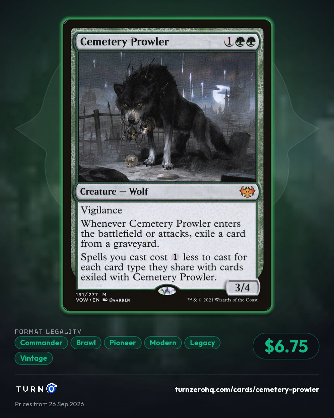 Shareable picture of Cemetery Prowler