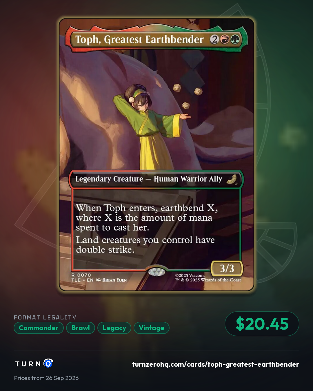 Shareable picture of Toph, Greatest Earthbender