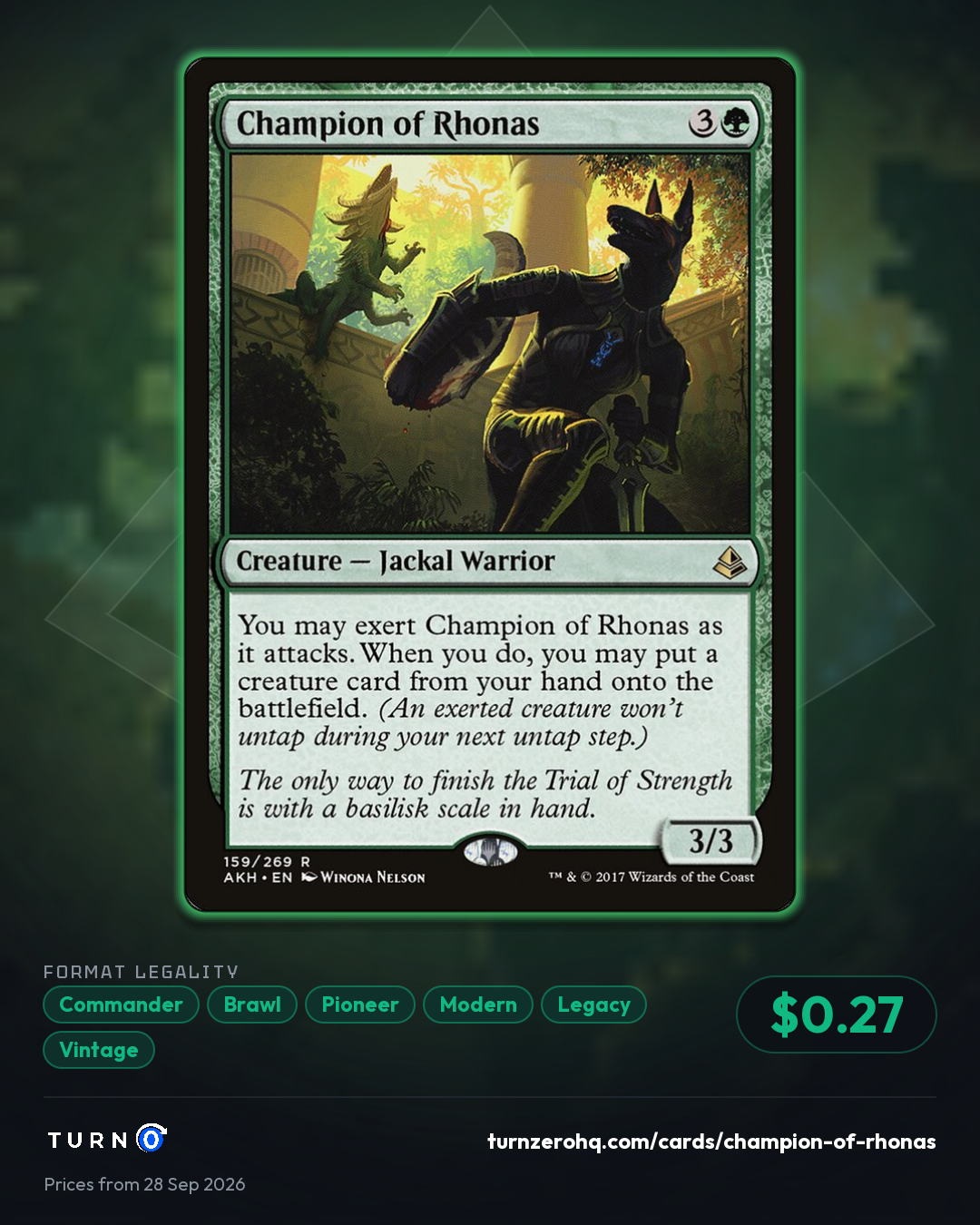 Shareable picture of Champion of Rhonas