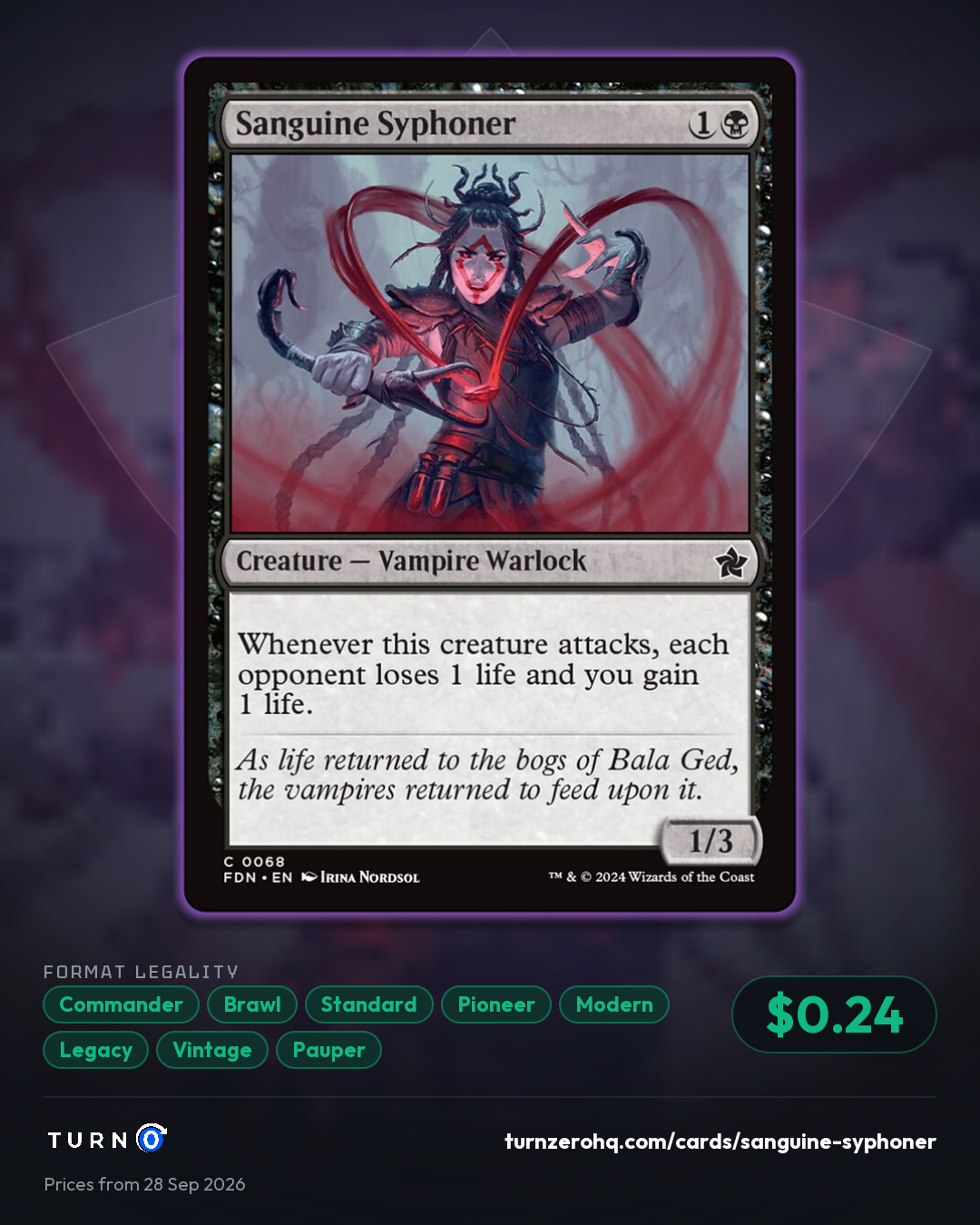 Shareable picture of Sanguine Syphoner