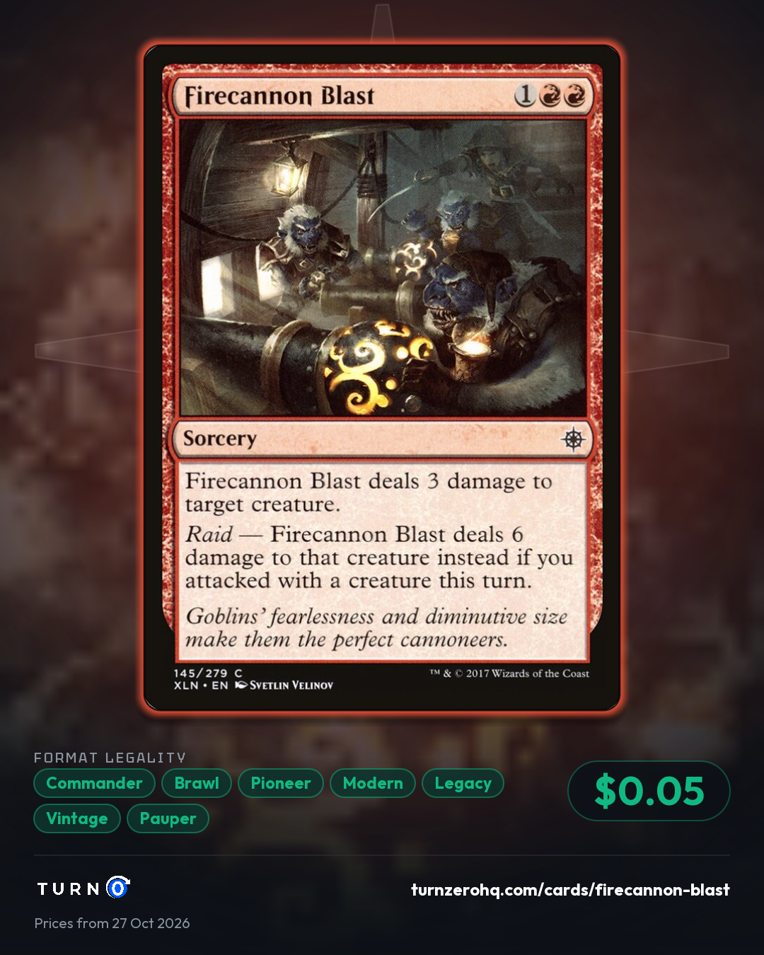 Shareable picture of Firecannon Blast