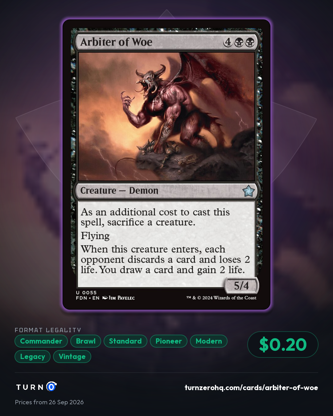 Shareable picture of Arbiter of Woe