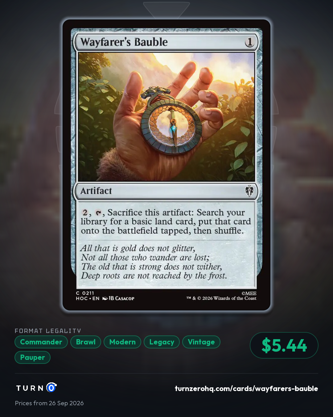 Shareable picture of Wayfarer's Bauble