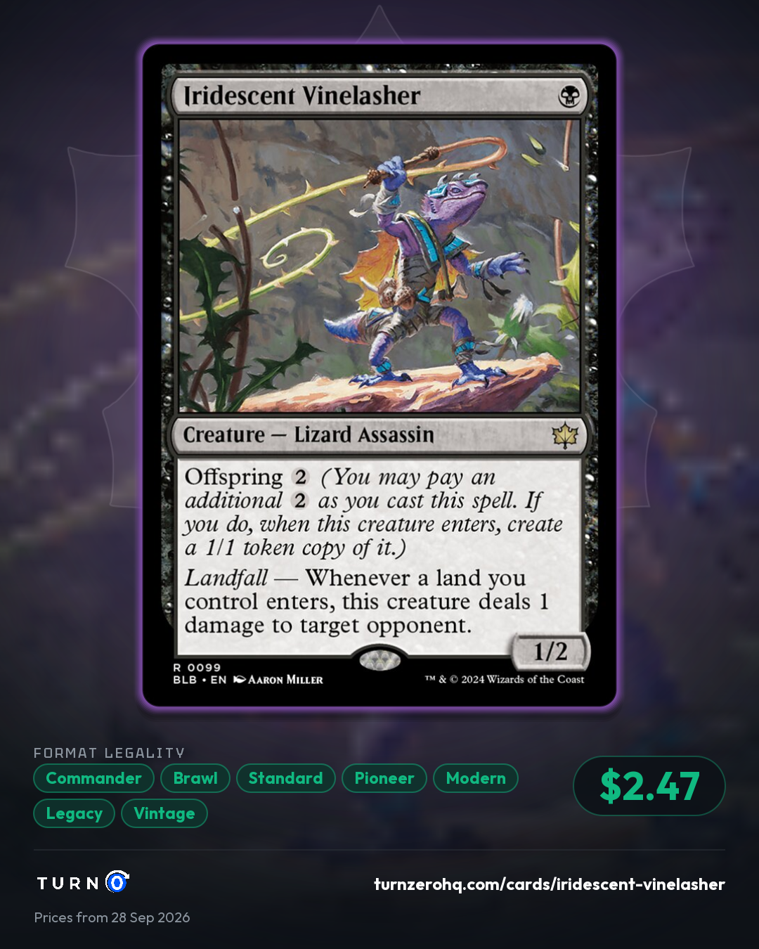 Shareable picture of Iridescent Vinelasher