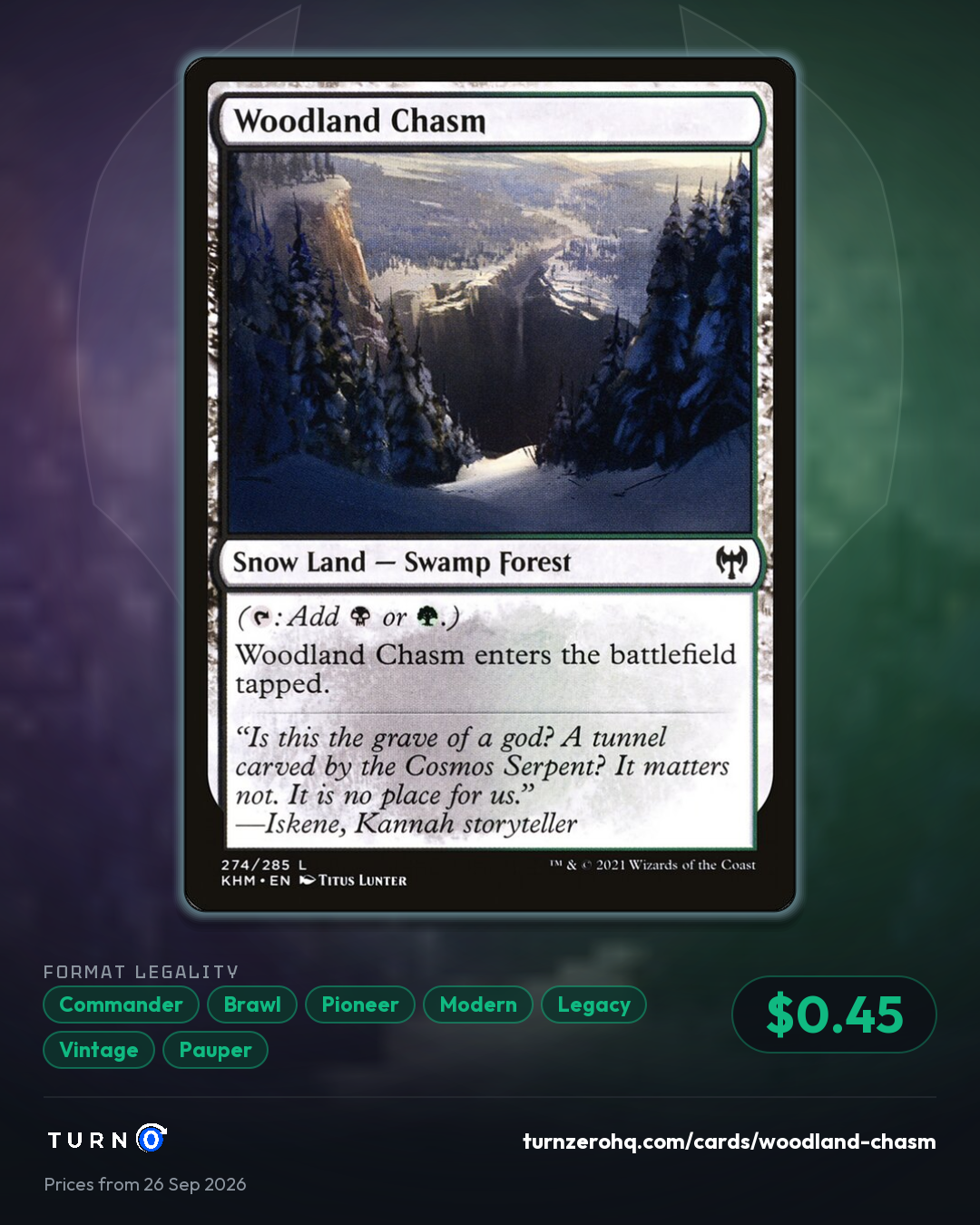 Shareable picture of Woodland Chasm