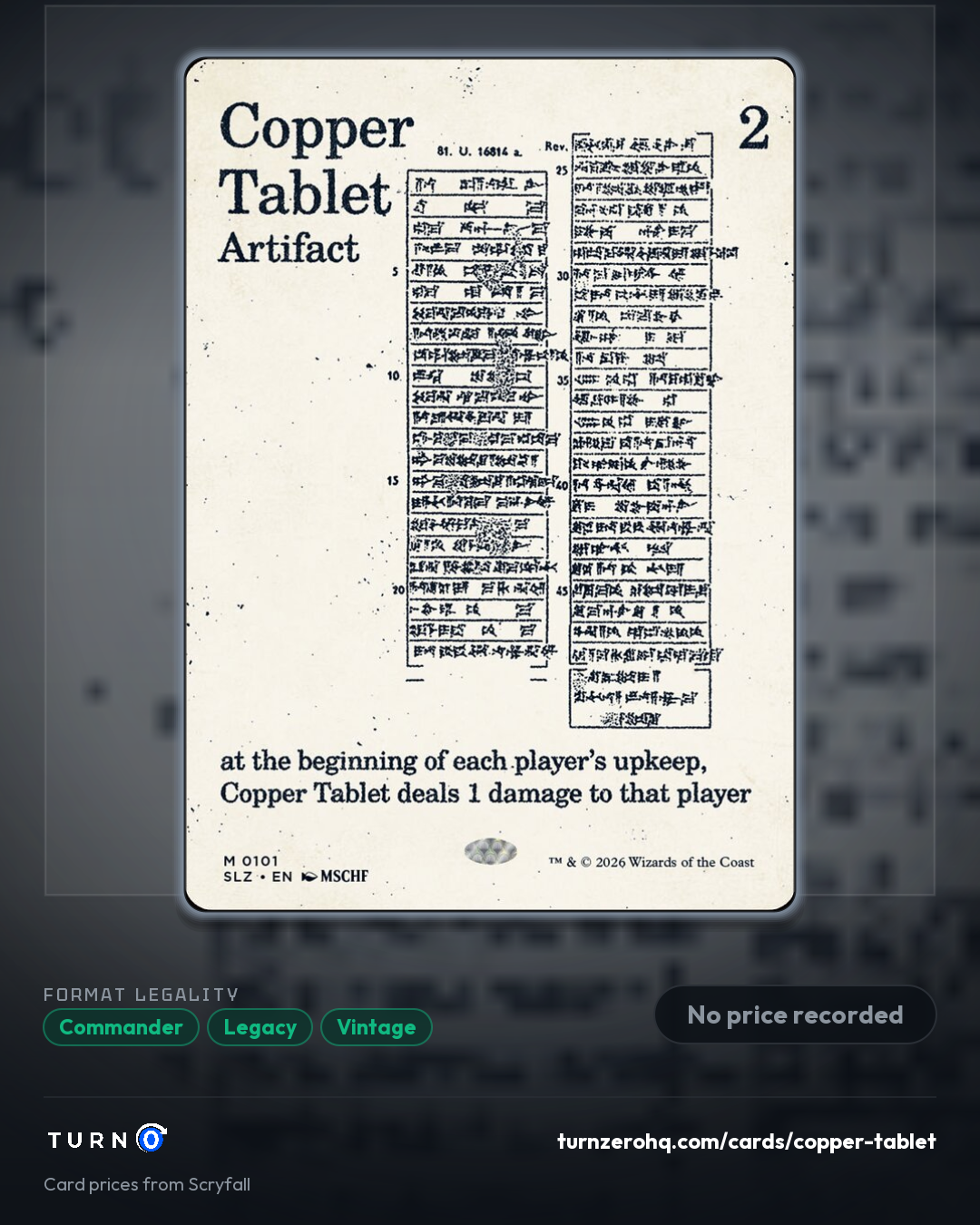 Shareable picture of Copper Tablet