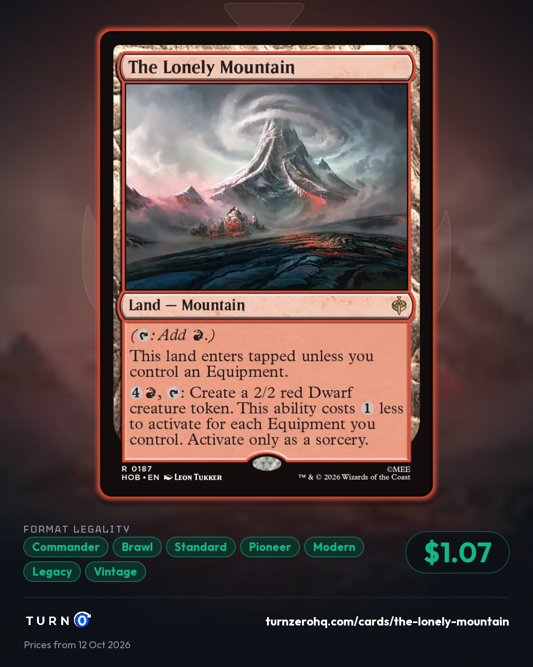 Shareable picture of The Lonely Mountain
