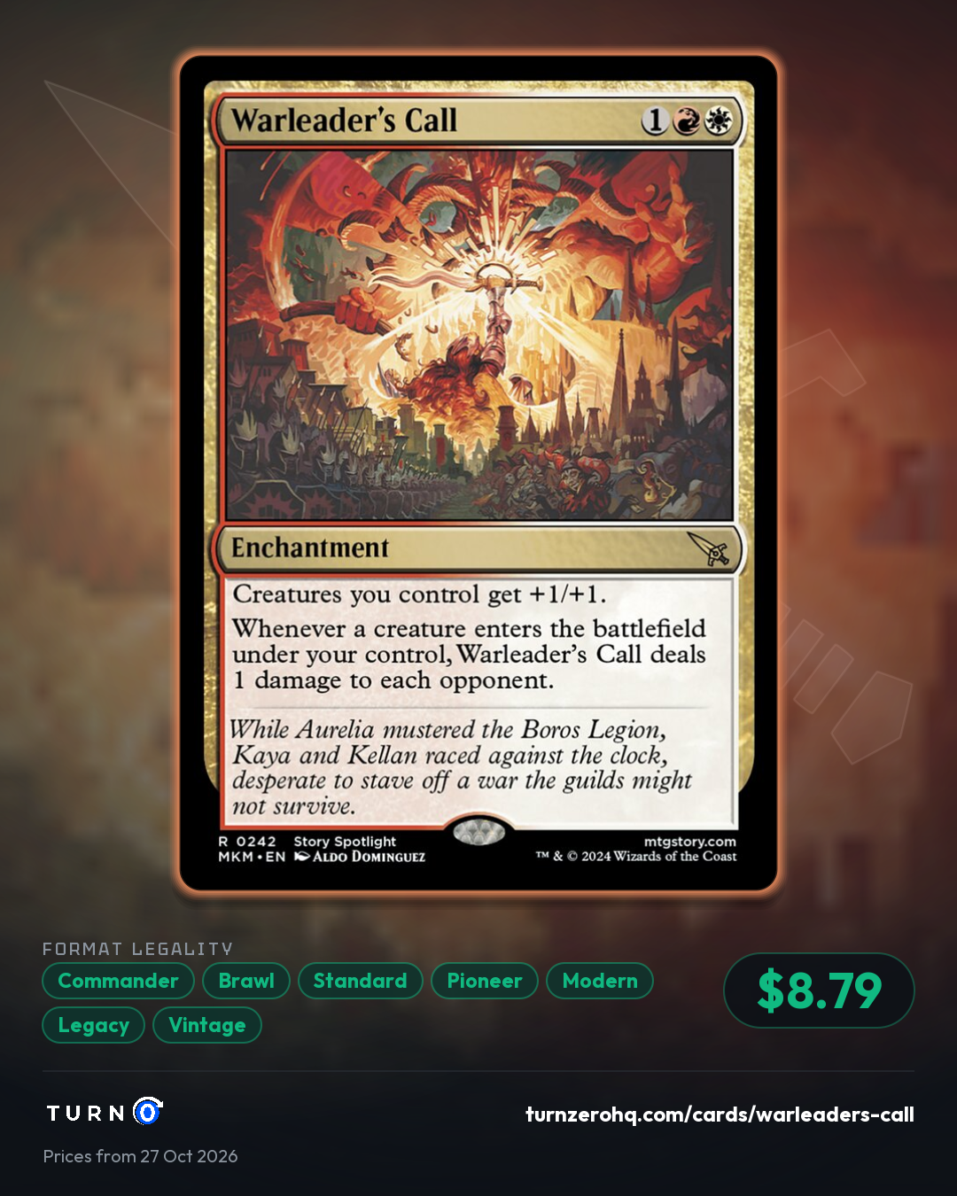 Shareable picture of Warleader's Call