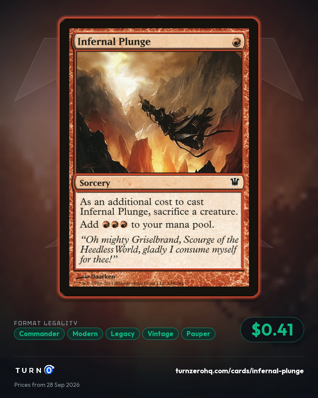 Shareable picture of Infernal Plunge