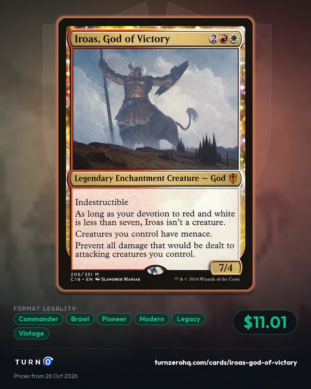 Shareable picture of Iroas, God of Victory