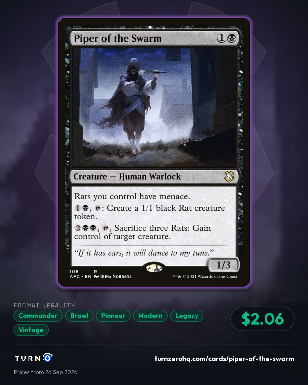 Shareable picture of Piper of the Swarm