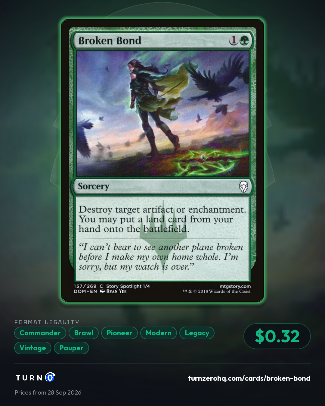 Shareable picture of Broken Bond