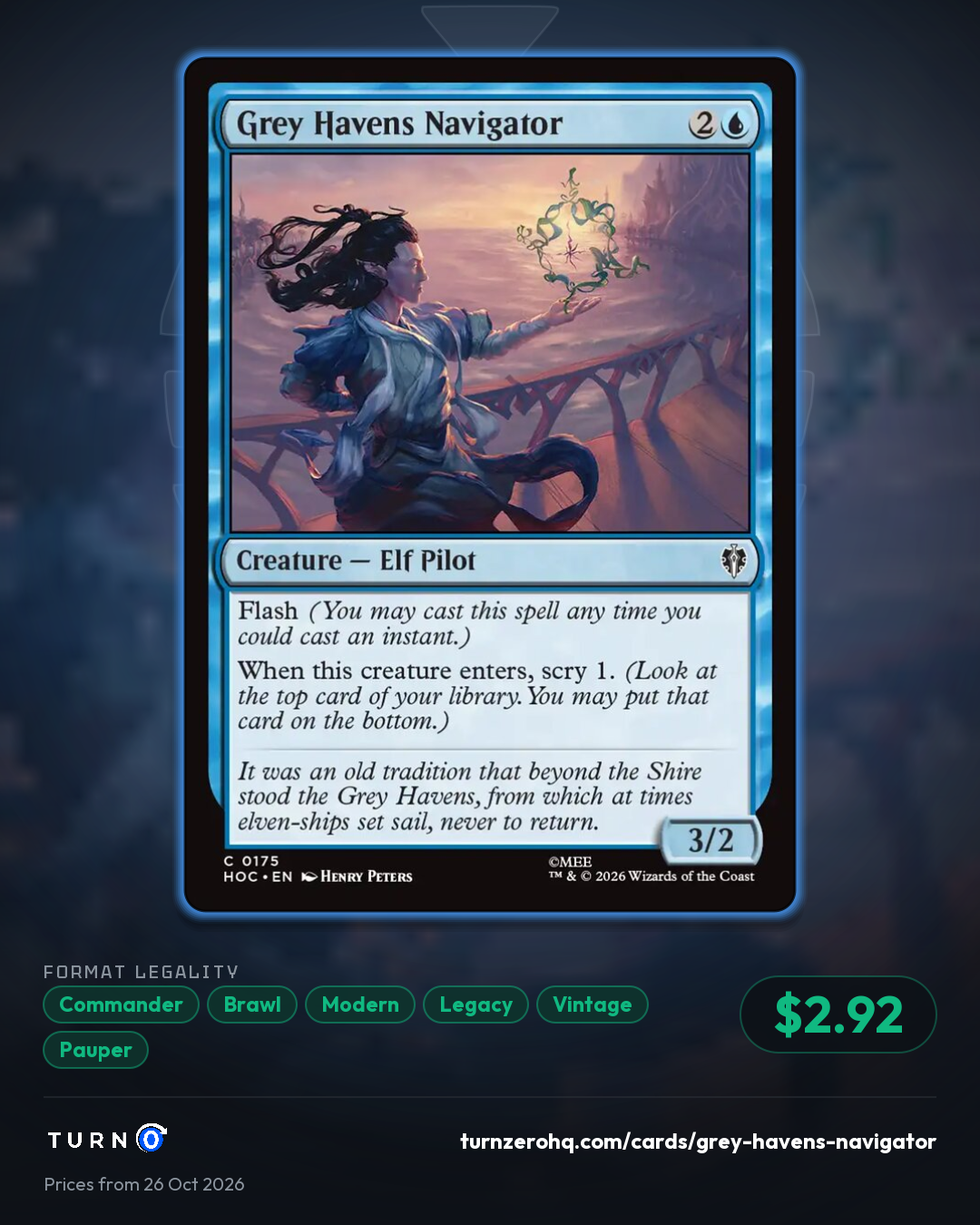 Shareable picture of Grey Havens Navigator