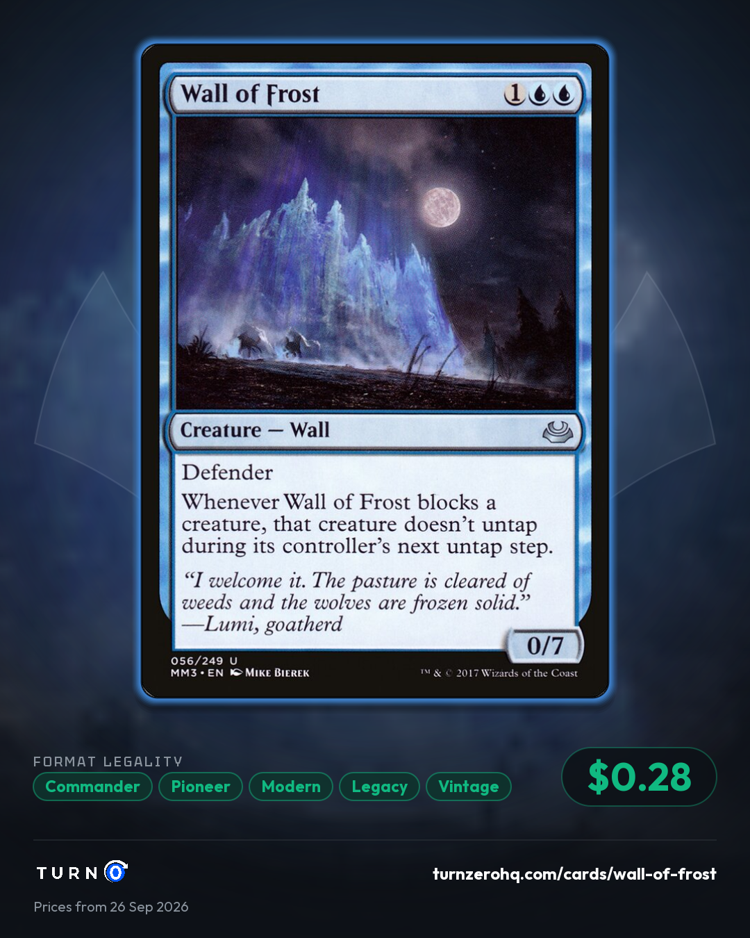 Shareable picture of Wall of Frost