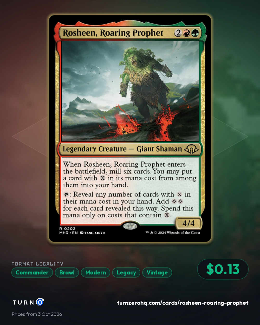 Shareable picture of Rosheen, Roaring Prophet