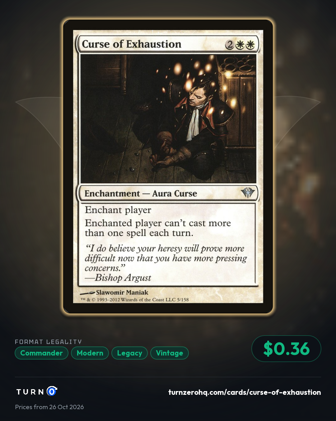 Shareable picture of Curse of Exhaustion