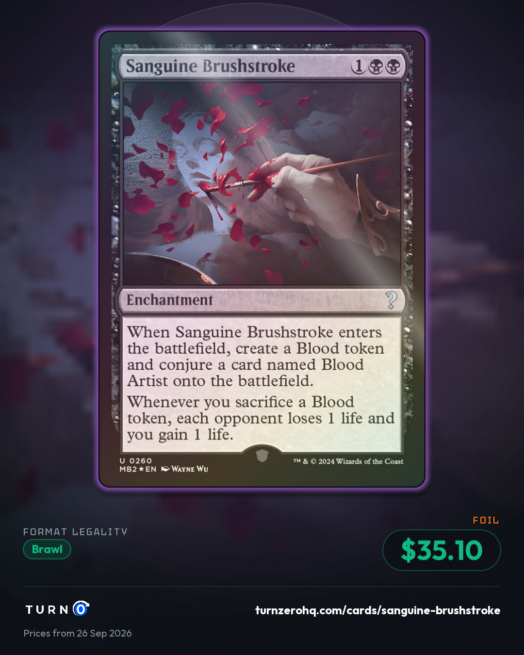 Shareable picture of Sanguine Brushstroke