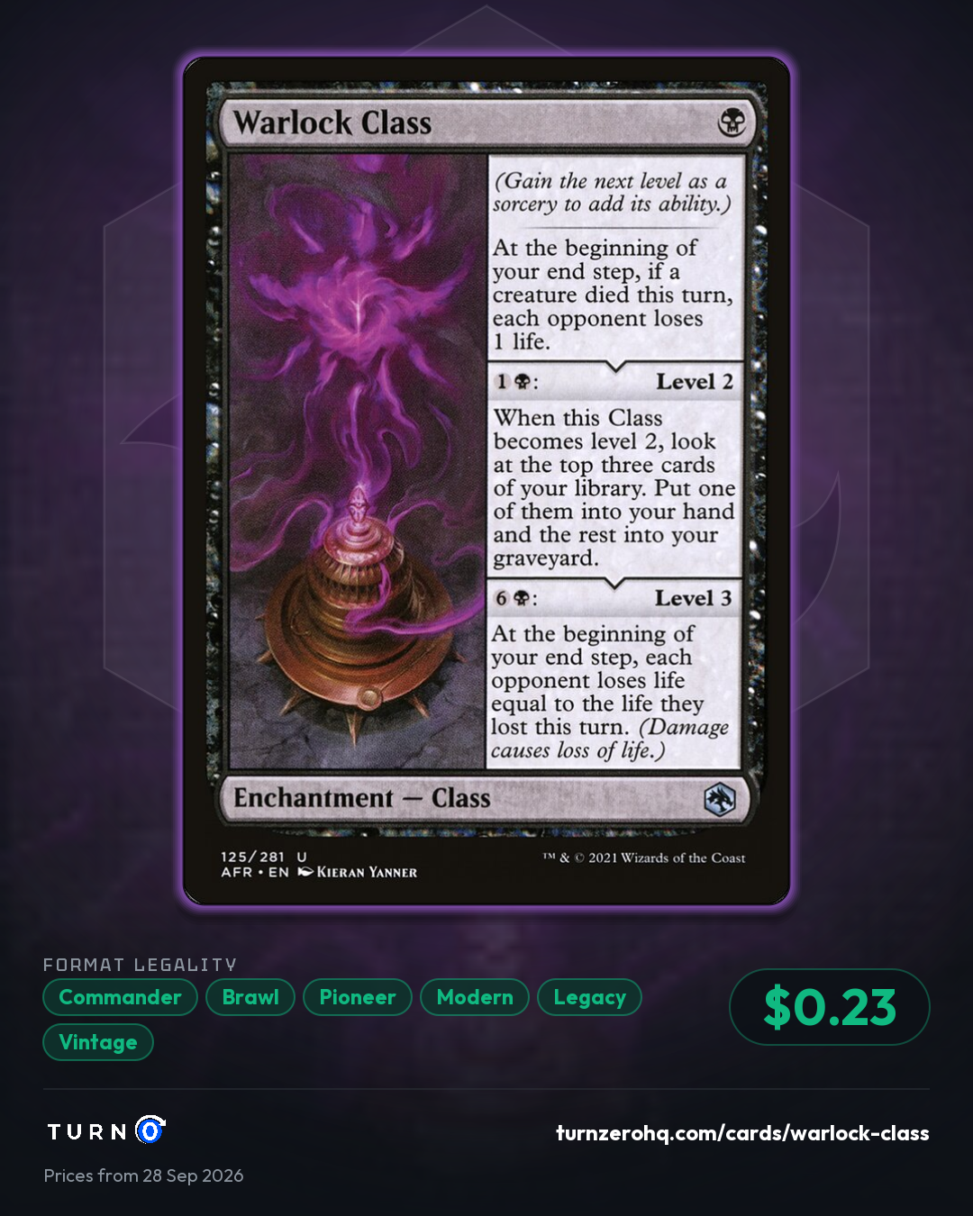 Shareable picture of Warlock Class