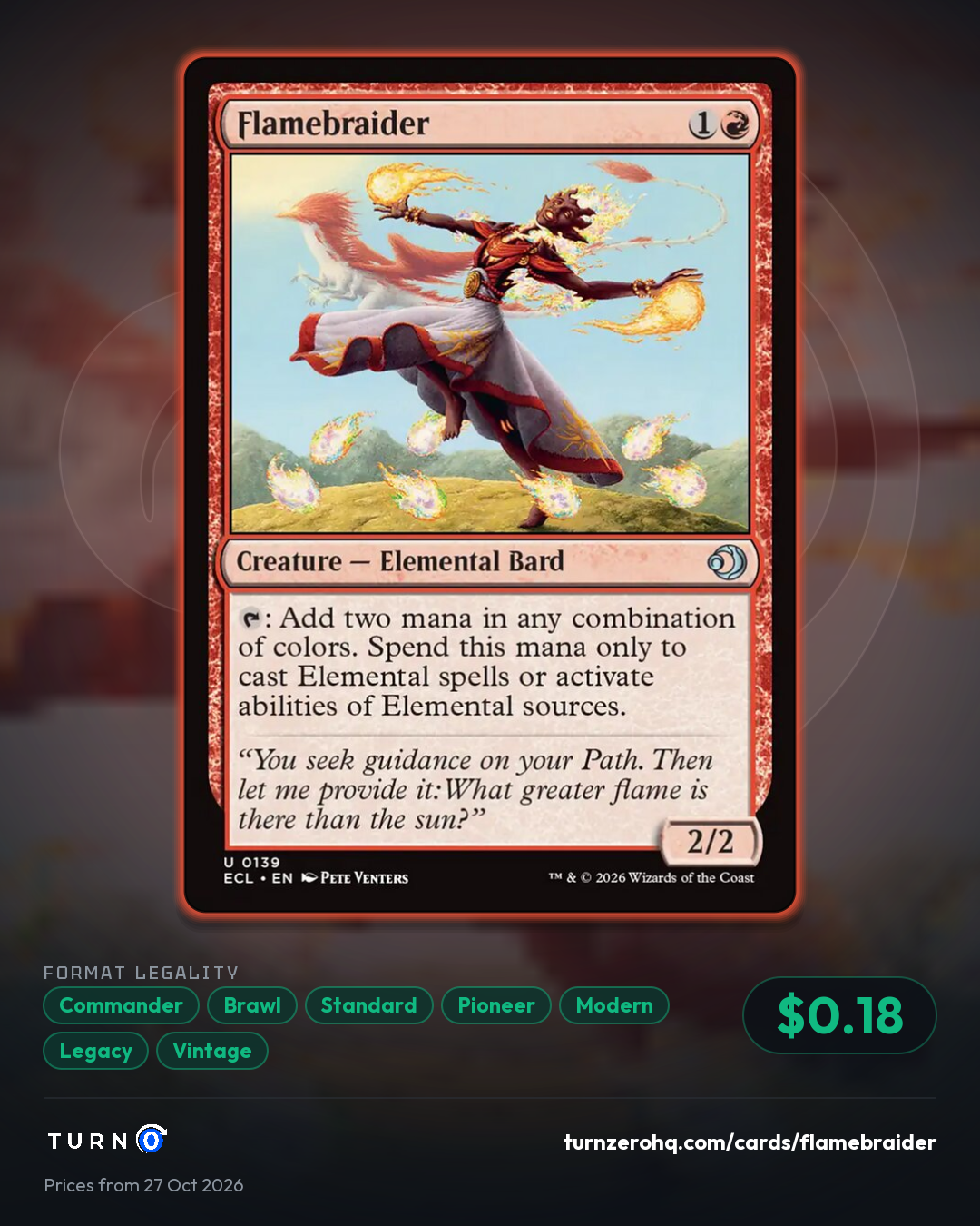 Shareable picture of Flamebraider