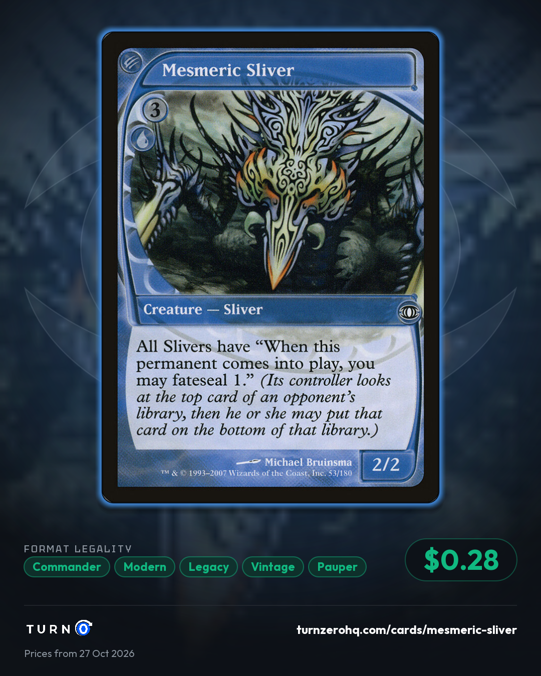 Shareable picture of Mesmeric Sliver