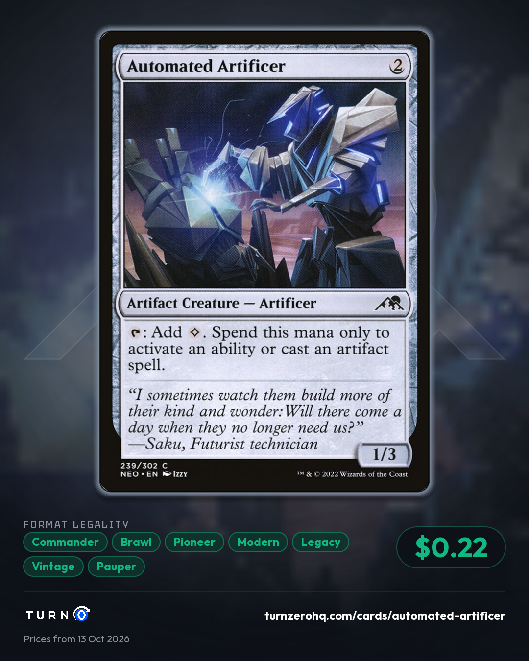 Shareable picture of Automated Artificer