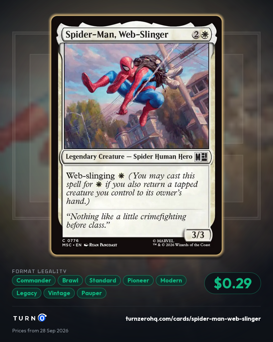 Shareable picture of Spider-Man, Web-Slinger