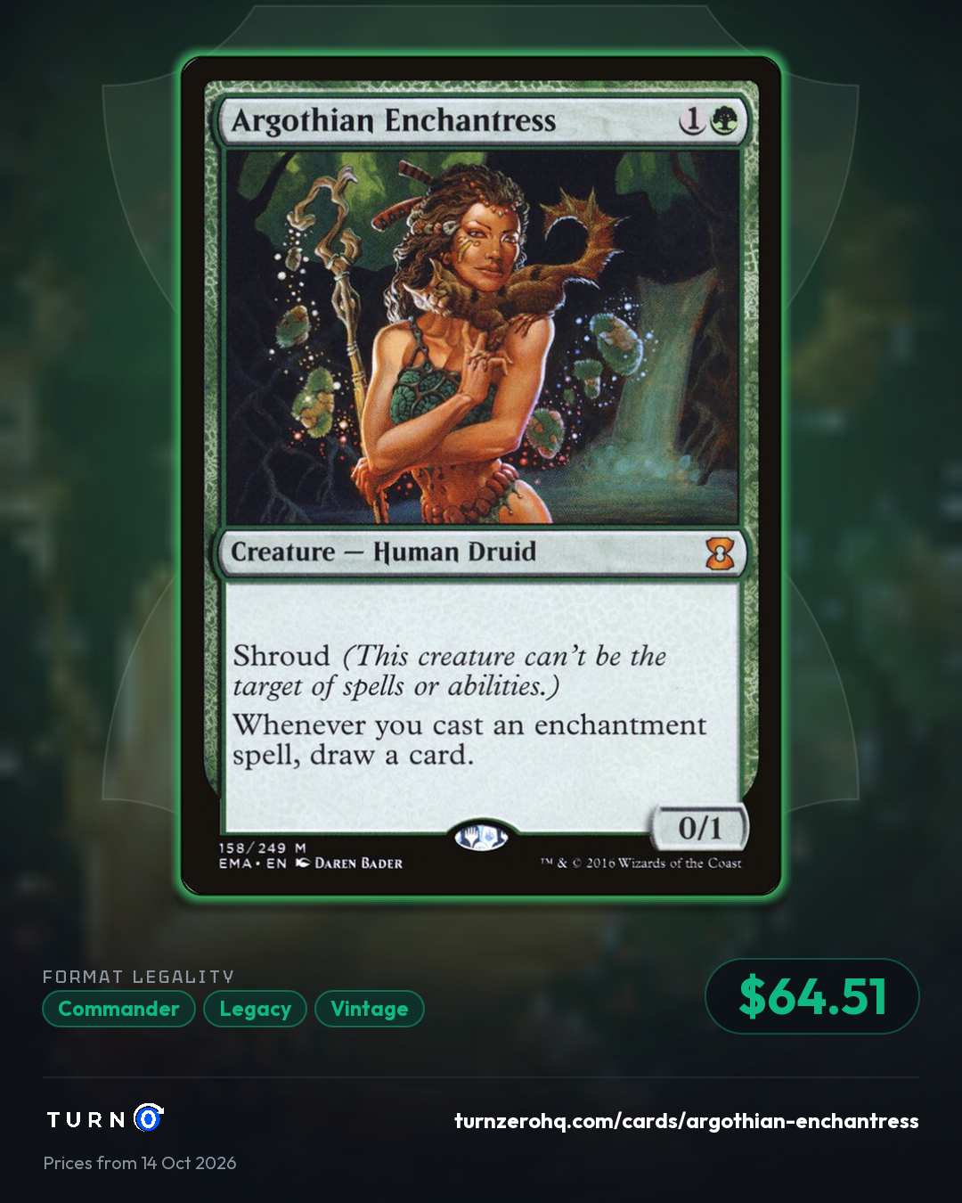 Shareable picture of Argothian Enchantress