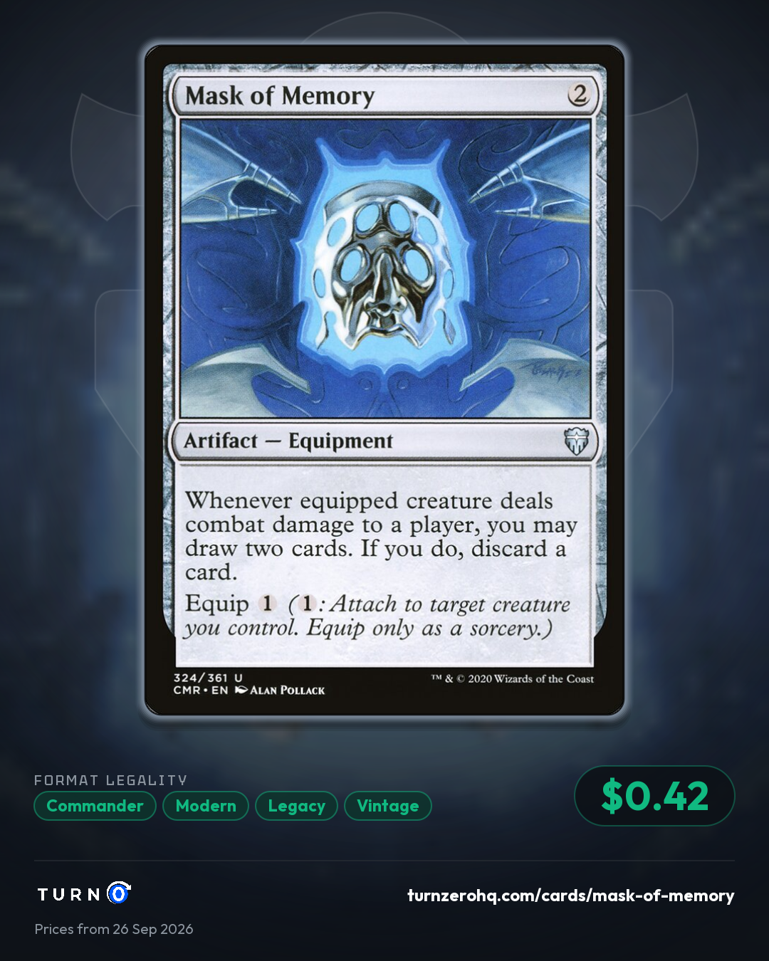 Shareable picture of Mask of Memory