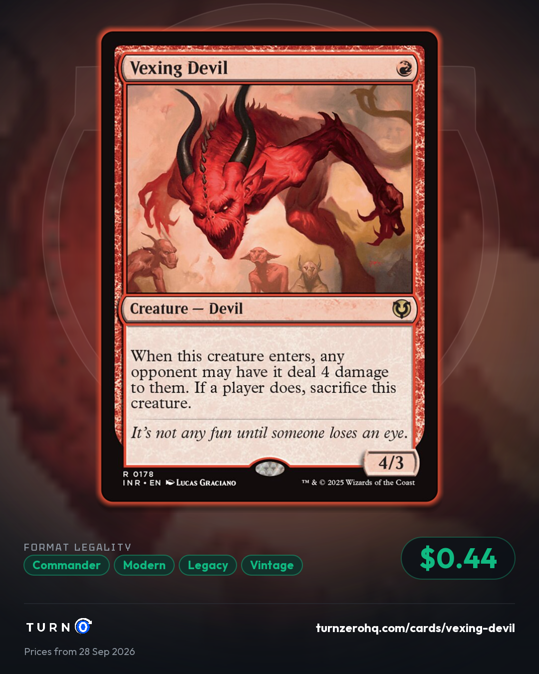 Shareable picture of Vexing Devil