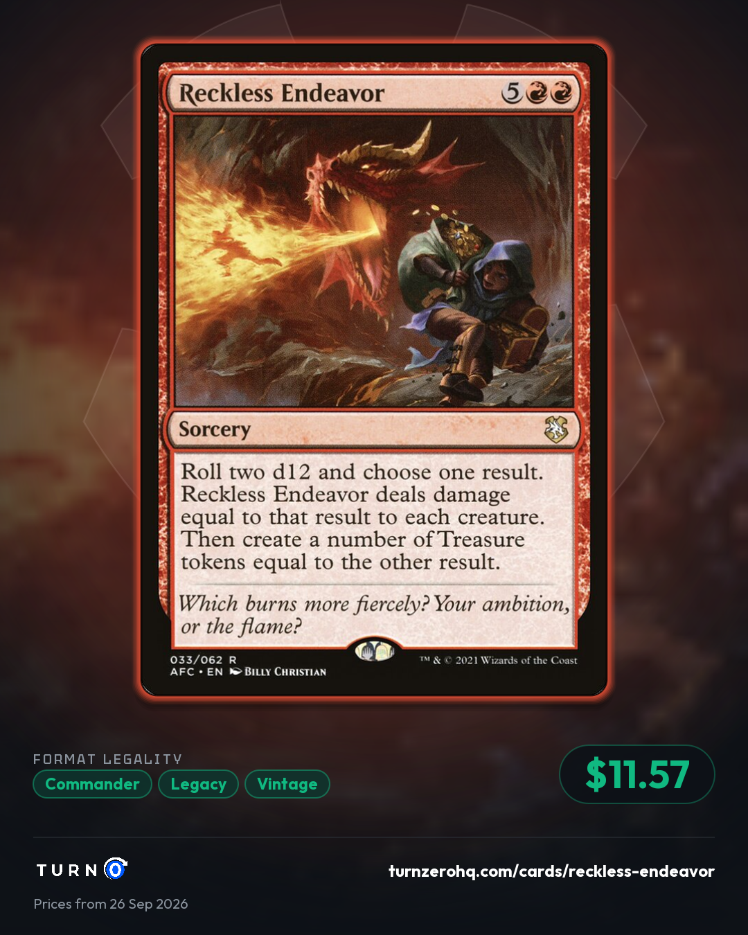 Shareable picture of Reckless Endeavor