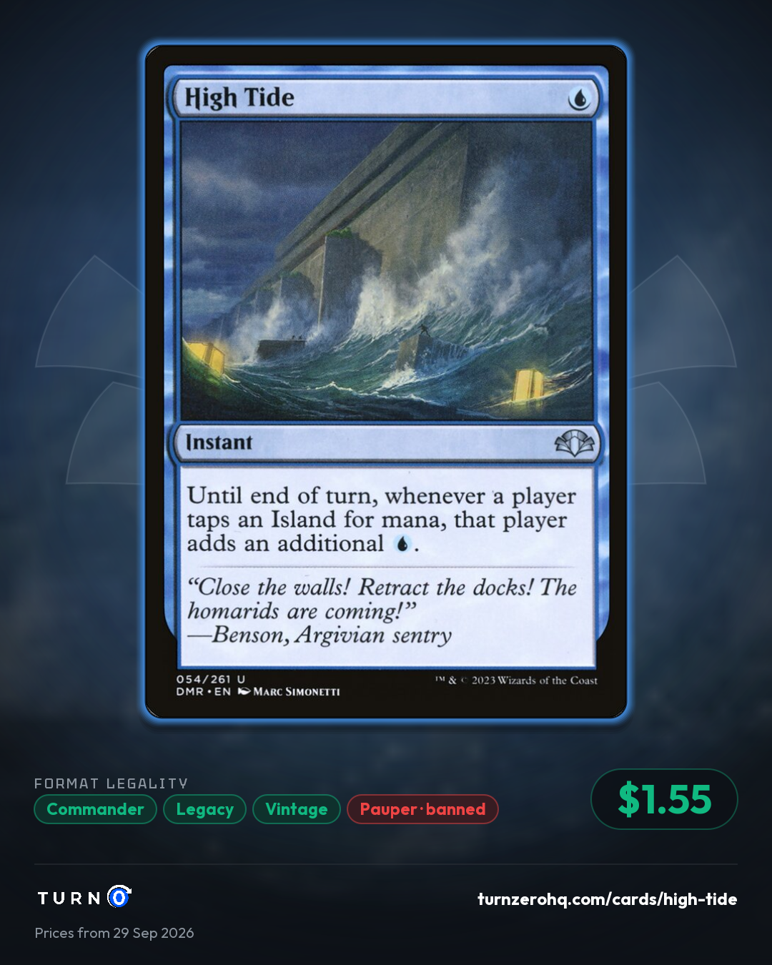 Shareable picture of High Tide