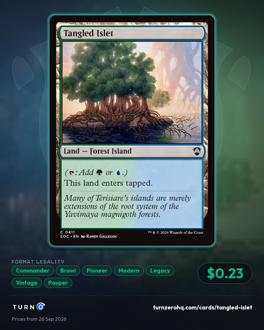 Shareable picture of Tangled Islet