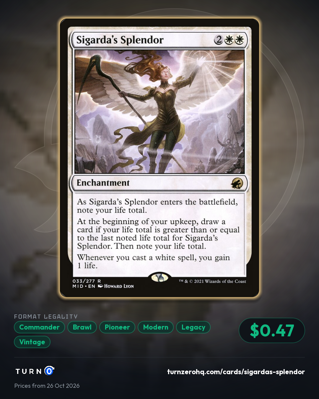 Shareable picture of Sigarda's Splendor