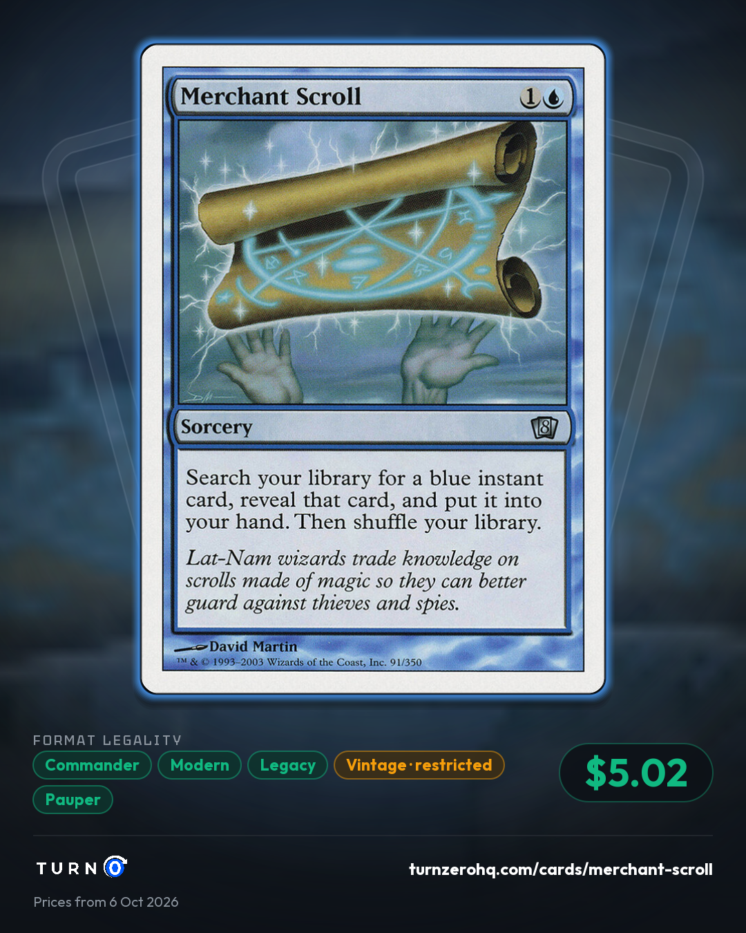 Shareable picture of Merchant Scroll