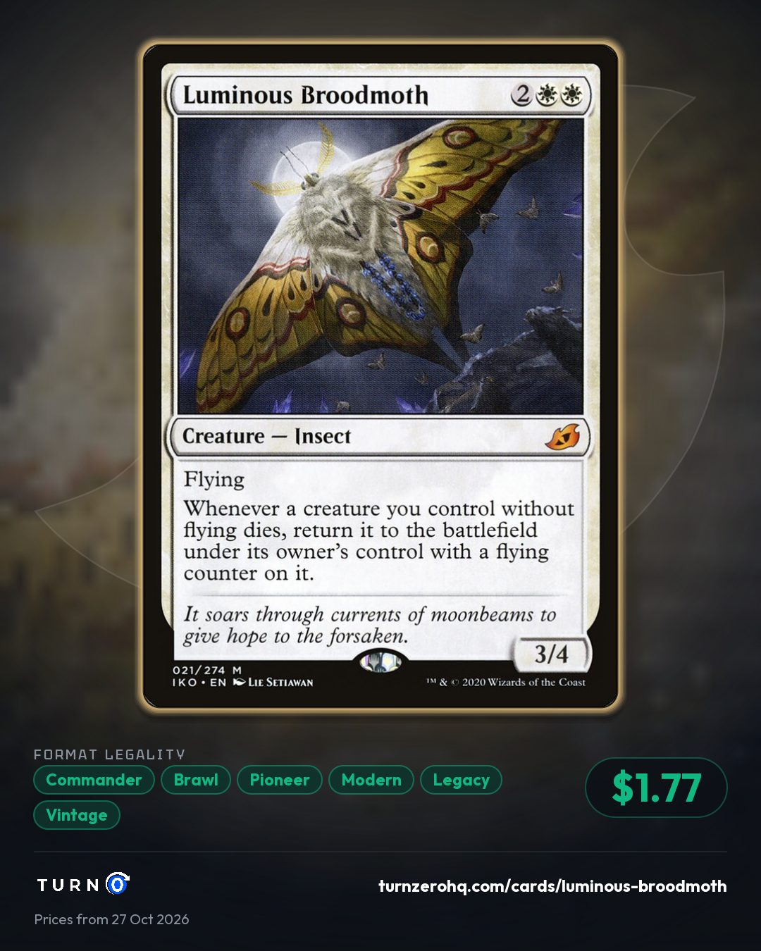 Shareable picture of Luminous Broodmoth