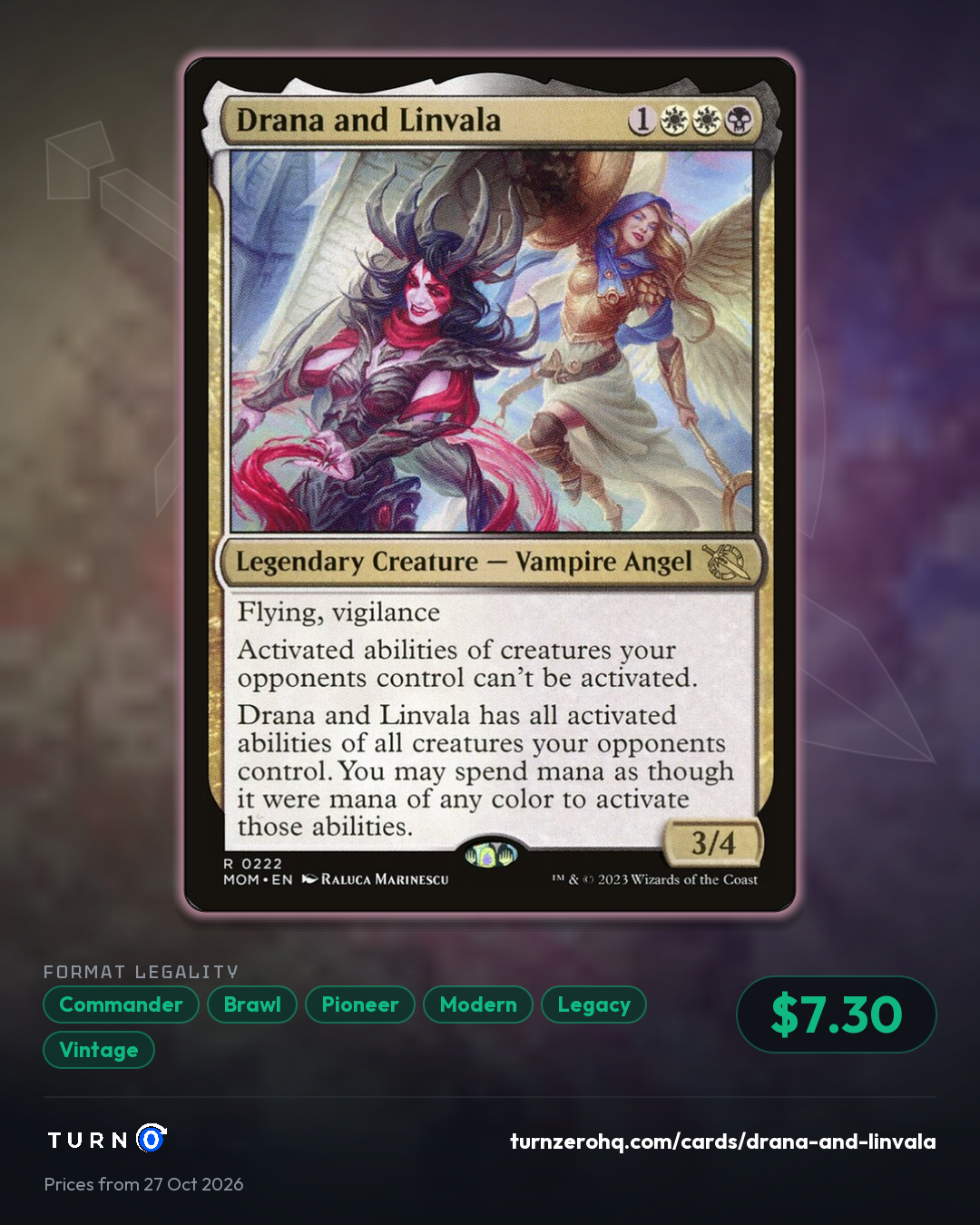 Shareable picture of Drana and Linvala