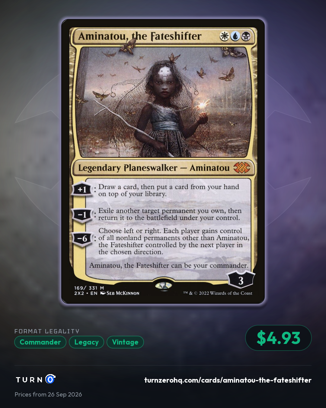 Shareable picture of Aminatou, the Fateshifter