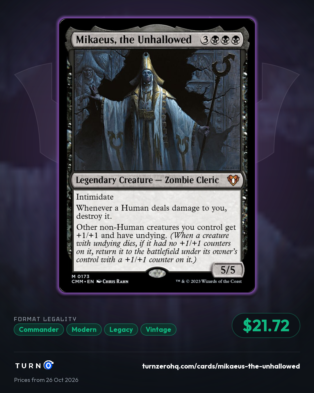 Shareable picture of Mikaeus, the Unhallowed