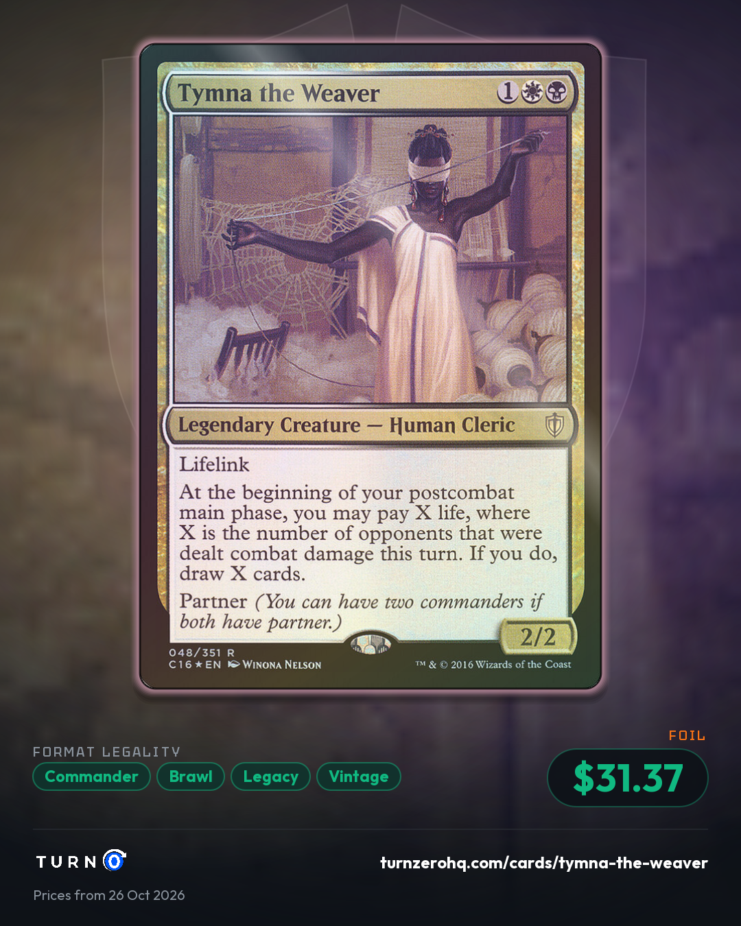 Shareable picture of Tymna the Weaver