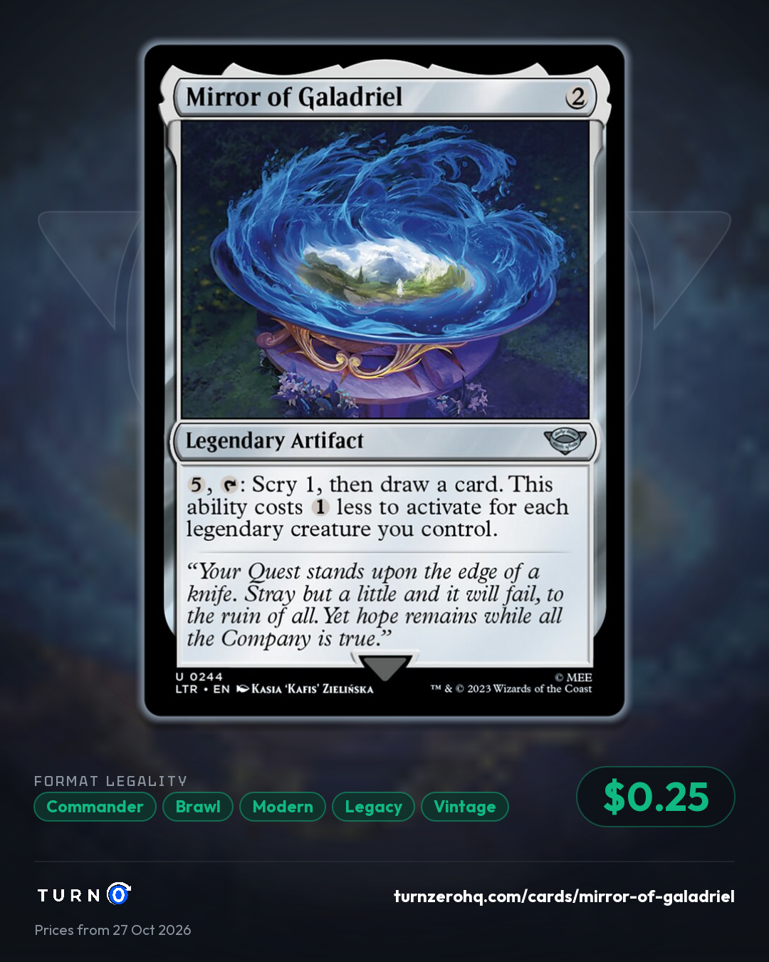 Shareable picture of Mirror of Galadriel