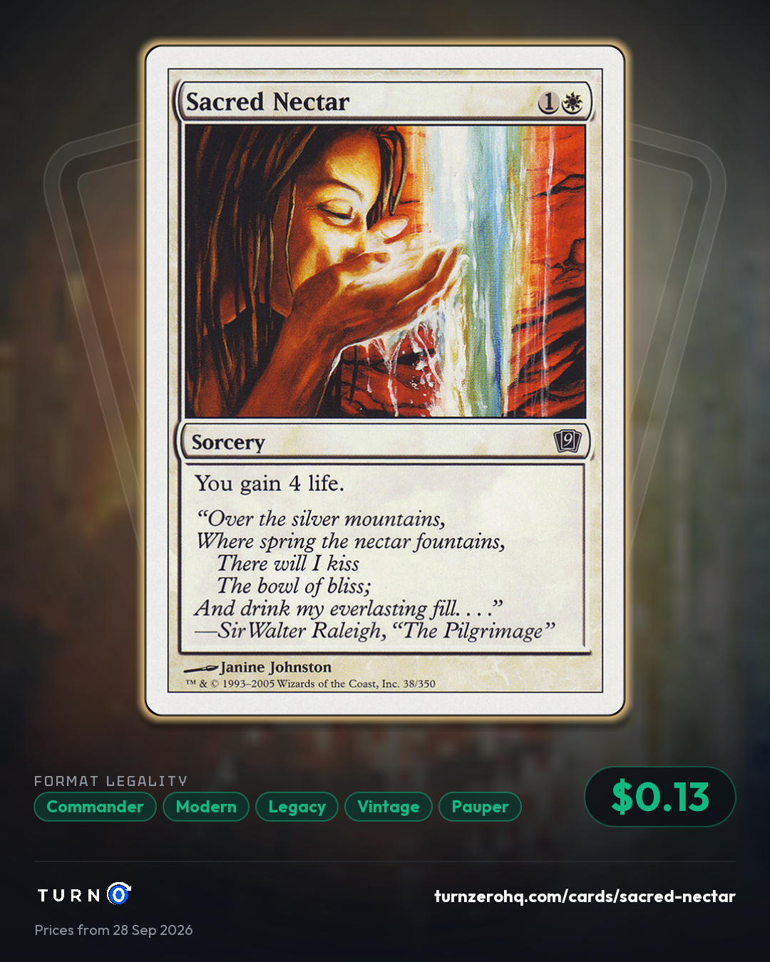 Shareable picture of Sacred Nectar