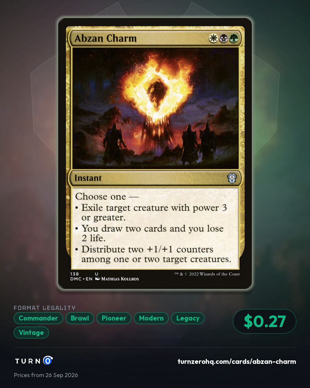 Shareable picture of Abzan Charm