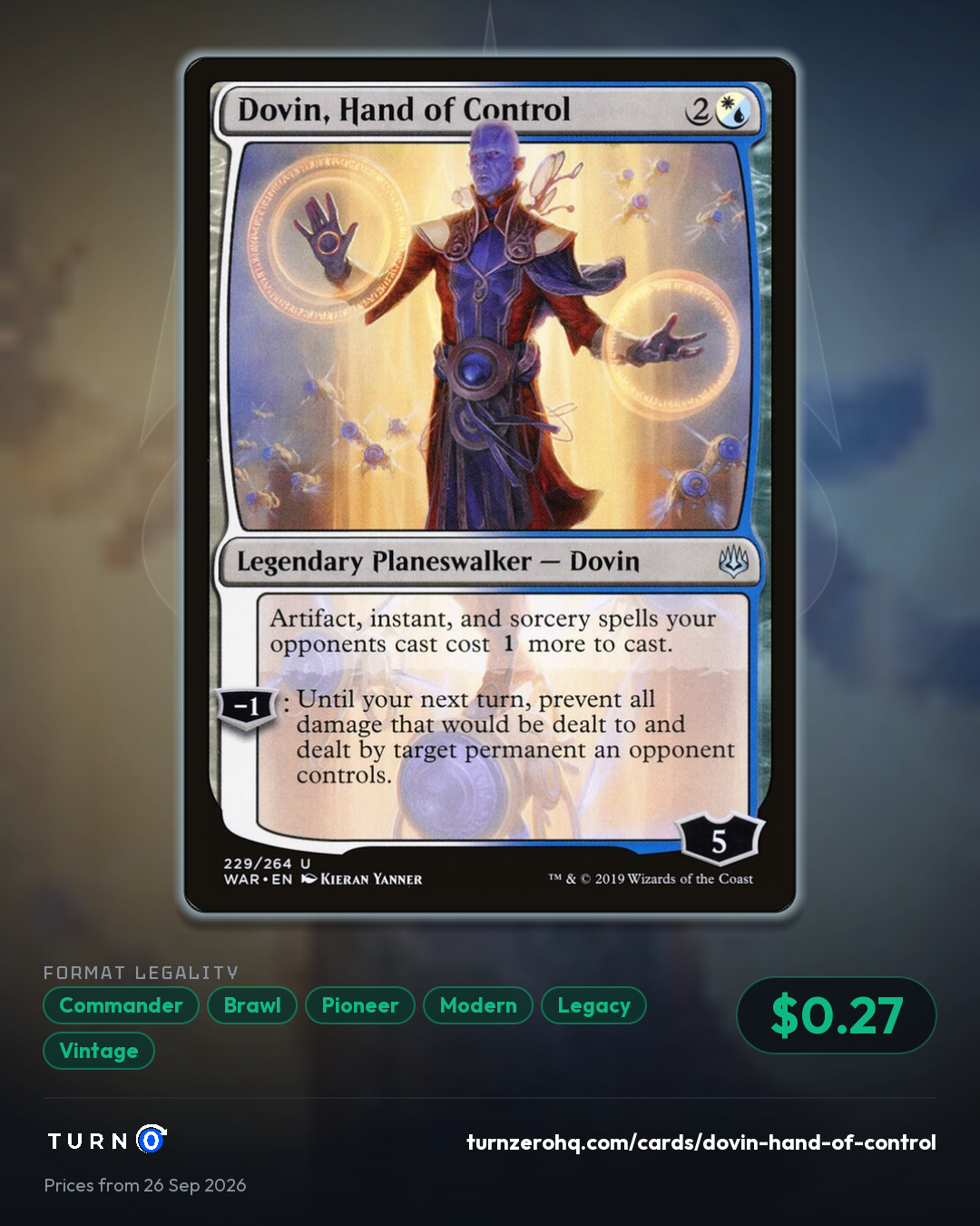 Shareable picture of Dovin, Hand of Control