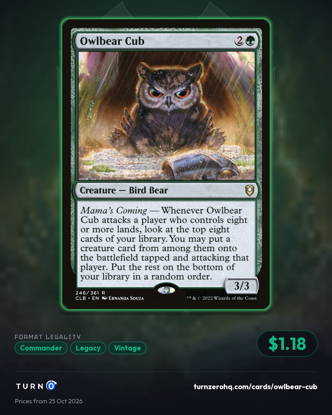 Shareable picture of Owlbear Cub